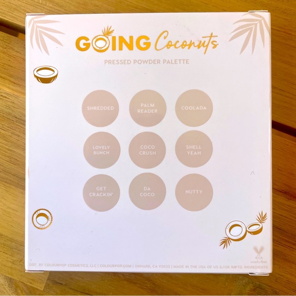 ColourPop Going Coconuts Eye Shadow Palette NEW - Picture 3 of 4